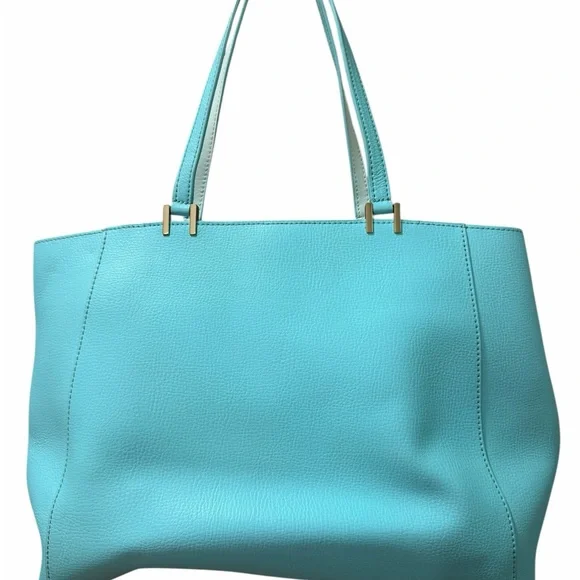 kate spade Turquoise Leather Studded Tote Bag - Picture 2 of 5
